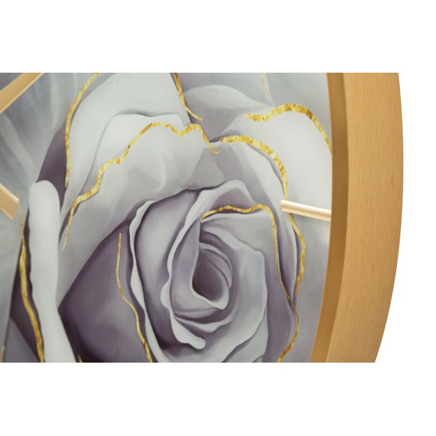 CEAS DE PERETE TRANDAFIR DIN STICLA 60X5 