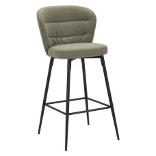 Taburet de bar losanna verde set 2 pz cm 52x59x108