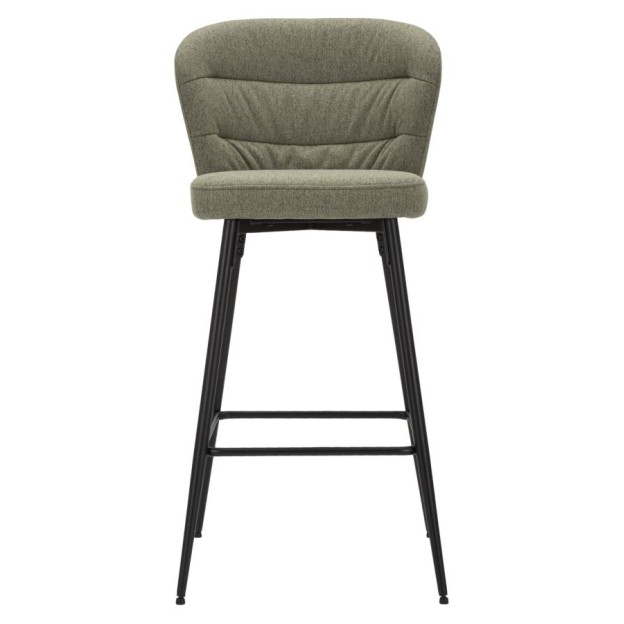 TABURET DE BAR LOSANNA VERDE SET 2 PZ CM 52X59X108