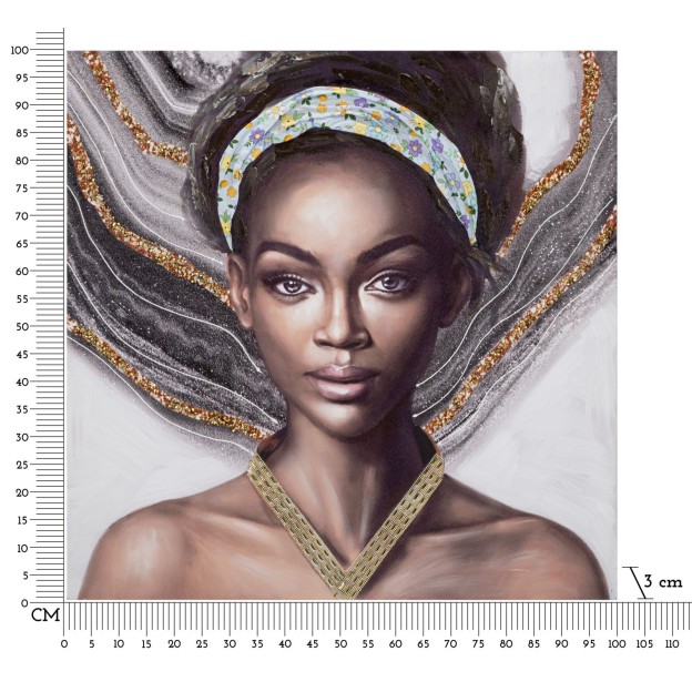 TABLOU NAOMI -A- CM 100X3X100 