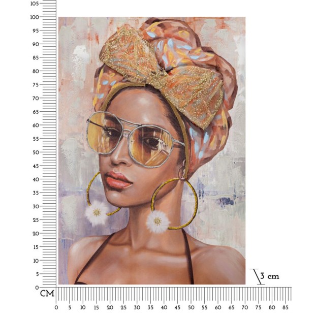 PICTURA PERETAL EXECUTATĂ MANUAL JENNIFER -B- CM 70X3X100 