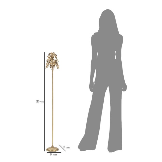 SUPORT LUMANARE FLOWY  17X118 