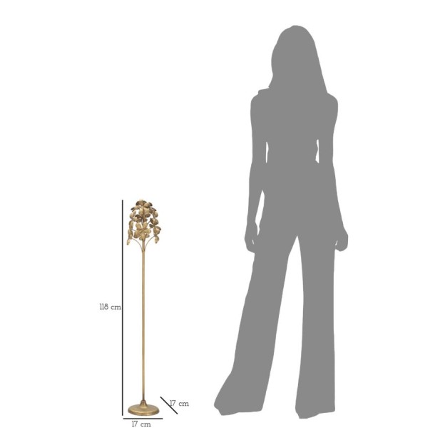 SUPORT LUMANARE FLOWY  17X93 