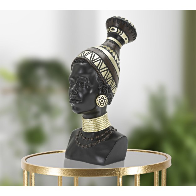 FIGURINA TRIBU FEMEIE MASSAI 23X19X38,5 