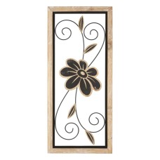 PANOU DE PERETE FIER/LEMN KOMAN -A- CM 26X2,5X60