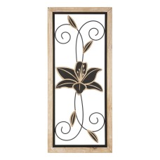 PANOU DE PERETE FIER/LEMN KOMAN -B- CM 26X2,5X60