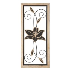 PANOU DE PERETE FIER/LEMN KOMAN -B- CM 26X2,5X60