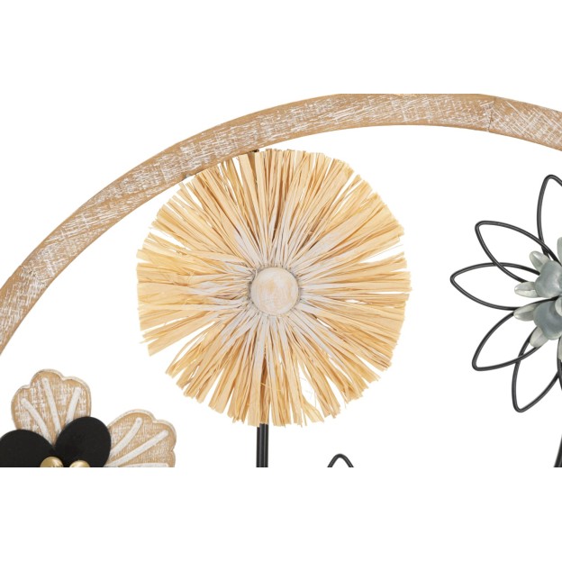 PANOU DE PERETE FIER/LEMN CM Ø 50X3