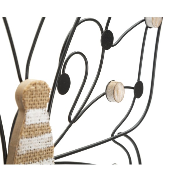 PANOU PERETE FIER/LEMN FLUTURE CM 39,5X1,5X33,5 MIN 2 