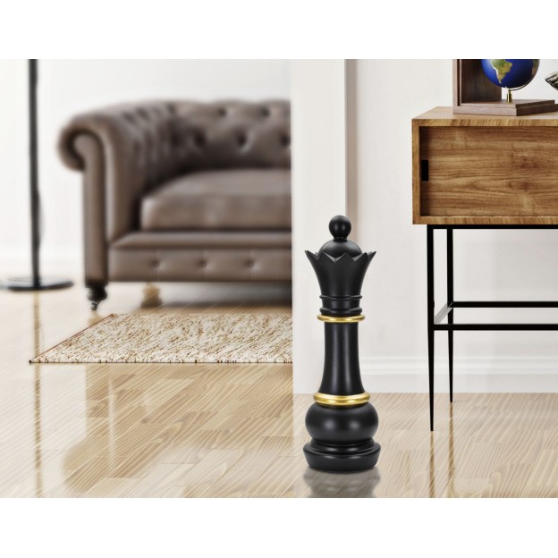 FIGURINA REGINA NEGRU SI AURIU 15X50 