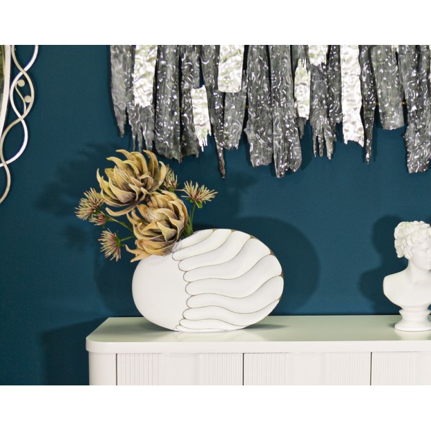 VAZA LINII DE POLIRESINA CM 34X11,5X24,5 