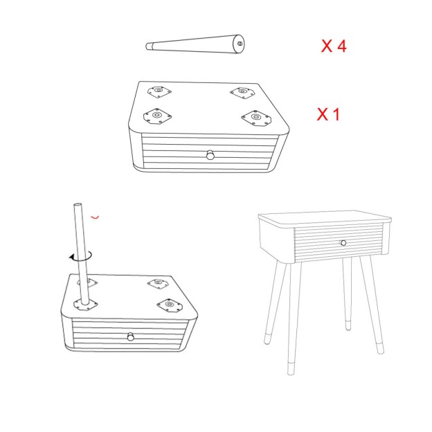 NOPTIERA PAT MATERA CM 45X32X62 