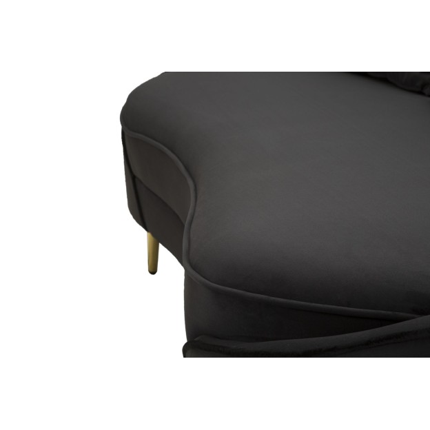 CANAPEA CU PERNE NEGRE LOZE OSLO 185X84X68