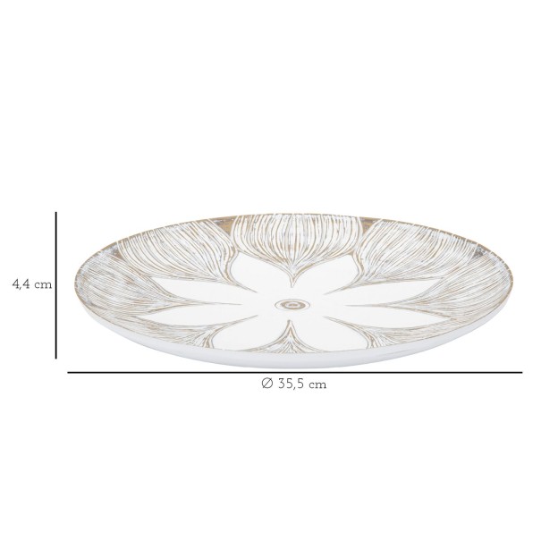 TAVA DECORATIVA POLIRESINA ATENE CM Ø 35,5X4,4