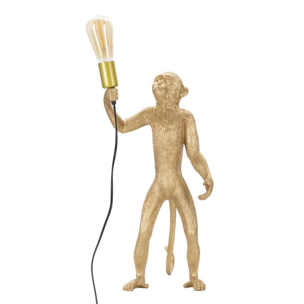 LAMPĂ DE MASA MONKEY GOLD CM Ø 26X34X55 