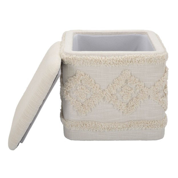 TABURET CU SPATIU DEPOZITARE PATRAT DAMASCO 40X40X40