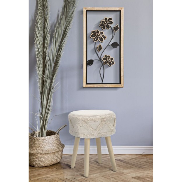 PANOU PERETE FIER/LEMN GIRISH -A- CM 30X2,5X60 