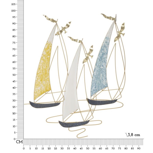 PANOU DE PERETE FIER CULOARE VELA CM 78,7X3,8X97,8 