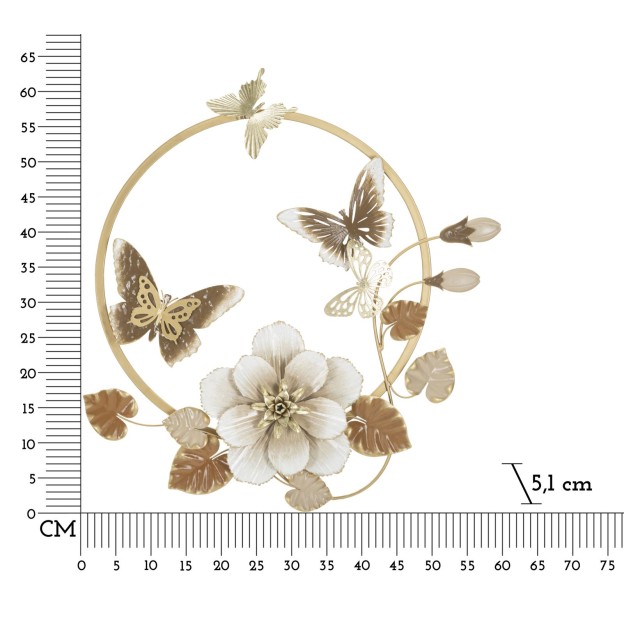 PANOU DE PERETE FIER ROUNS CM 58,4X5,1X63,5 