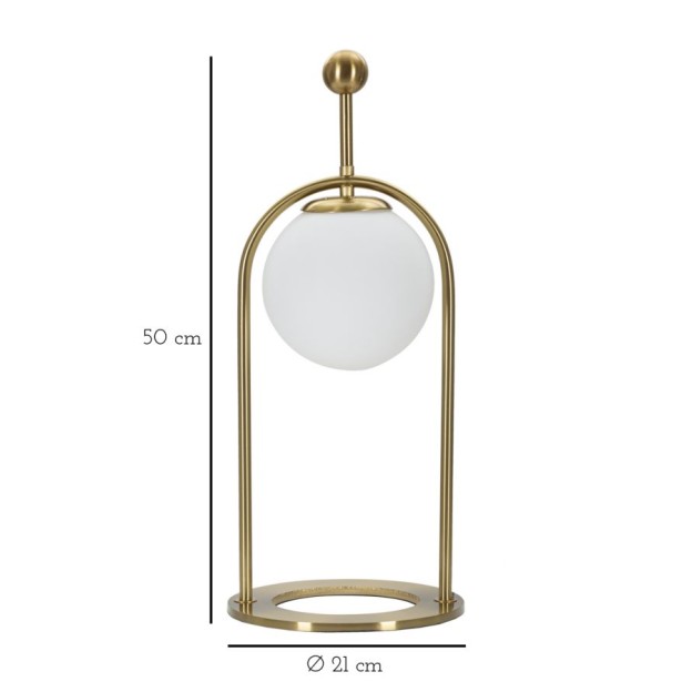 LAMPĂ DE MASA GLAMMY ARC -B- CM Ø 21X50 