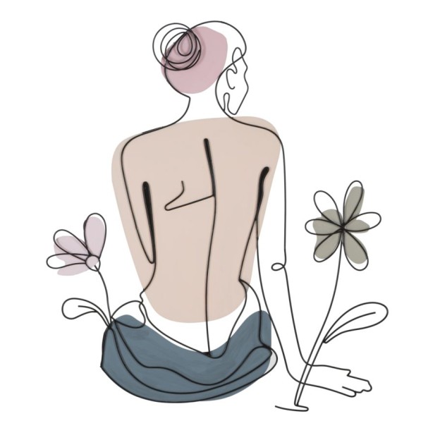 PANOU PERETE DOAMNA C/FLOARE CM 80X1,3X90 