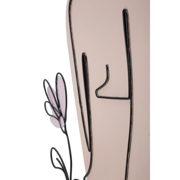 PANOU PERETE DOAMNA C/FLOARE CM 80X1,3X90 