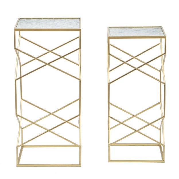 SET 2 MASUTE STICLA 31,5X31,5X68-28X28X64 