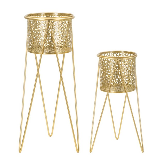 SUPORT GHIVECI GLOD SET 2 BUC CM 21X20X46-18X18X32 