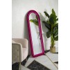 OGLINDA DE PERETE CLOE FUXIA VELVET CM 60X4X160