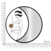 OGLINDA DE PERETE MELLY 80X3,8