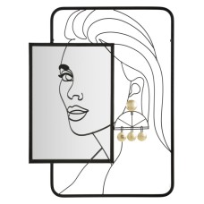 OGLINDA DE PERETE ELEONOR CM 64,8X3,8X85