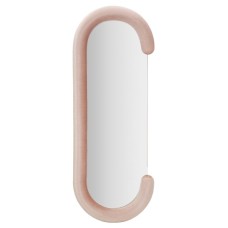 Oglinda de perete chantal roz velvet cm 60x7x160