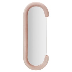 Oglinda de perete chantal roz velvet cm 60x7x160