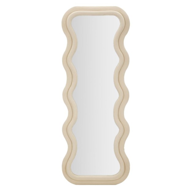 OGLINZĂ DE PERETE EMILY CREAM VELVET CM 60X6X160