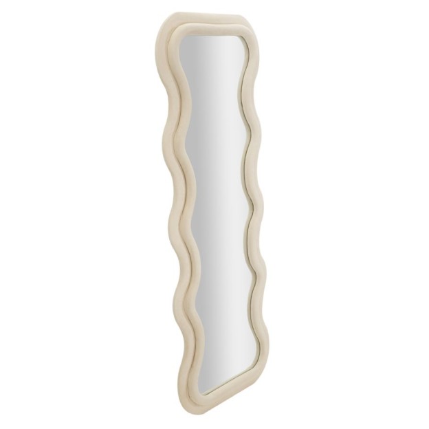 OGLINZĂ DE PERETE EMILY CREAM VELVET CM 60X6X160