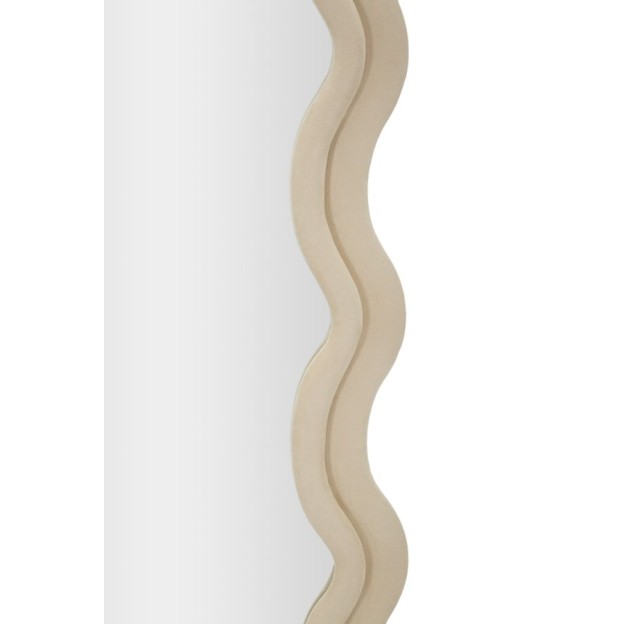 OGLINZĂ DE PERETE EMILY CREAM VELVET CM 60X6X160