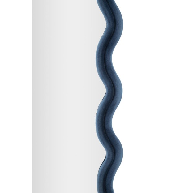 OGLINDA DE PERETE EMILY BLUE VELVET 60X6X160