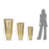 VAZA DECORATIVA GOLDELY SET 3 BUC CM Ø 50,8X114,9-40X92,7-29,8X70,5