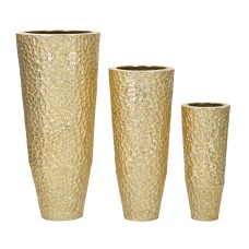 VAZA DECORATIVA STICLA SET 3 BUC CM Ø 50,8X114,9-40X92,7-29,8X70,5