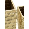 VAZA DECORATIVA GLODY SET 3 BUC CM 38X38X94-30,5X30,5X76- 23x23x63