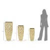 VAZA DECORATIVA GLODY SET 3 BUC CM 38X38X94-30,5X30,5X76- 23x23x63