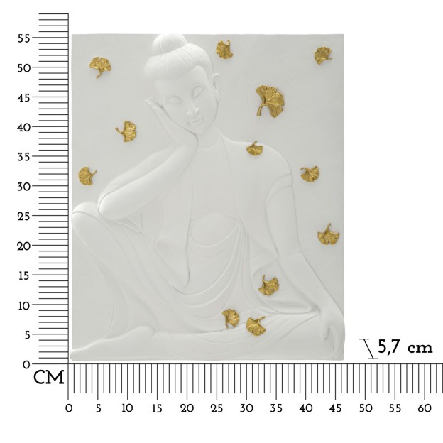 PANOU DE PERETE BUDDHA CM 46X5,7X55,5 