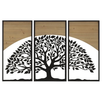 PANOU DE PERETE DIN 3 PIESE 105X2X70 (35X2X70)