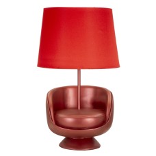 LAMPĂ DE MASA ROSIU MIJLOCUL CM Ø 26X43