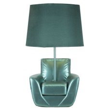 LAMPĂ DE MASA MIDCENTURY TURCOIZ CM Ø 26X43