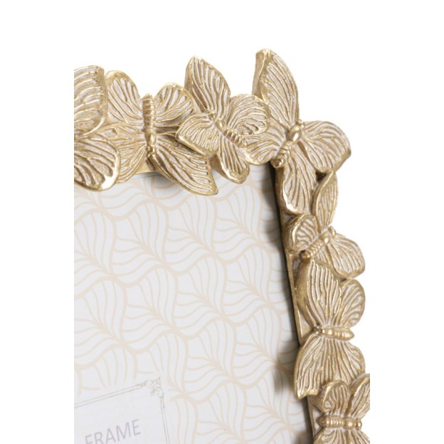 RAMA FOTO FARFALLE GLOD CM 27,5X2,6X32,5 (DIMENSIUNE FOTO INTERIOR CM 20X25) 