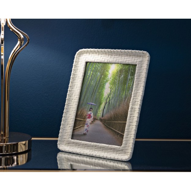 RAMA FOTO STIL BAMBUS CM 20,5X2X25,5 (DIMENSIUNE FOTO INTERIOR CM 15X20) 