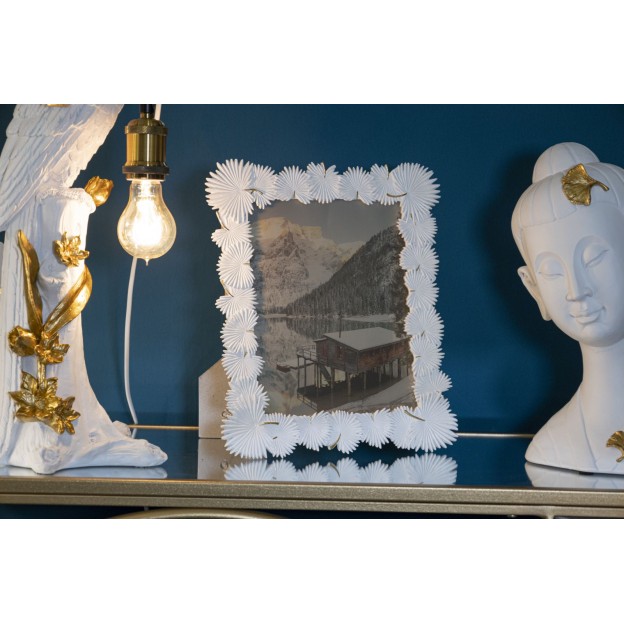 RAMA FOTO FRUNZĂ DE PALMIER CM 28,5X1,7X33 (DIMENSIUNE FOTO INTERIOR CM 20X25) 