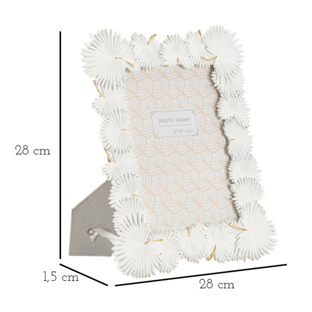 RAMA FOTO FRUNZĂ DE PALMIER 22,7X1,5X28 (DIMENSIUNE POZA 15X20) 