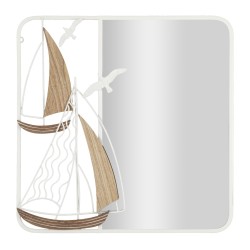 OGLINDA DE PERETE ADRIATIC CM 60X4,4X60 | HomeVibes